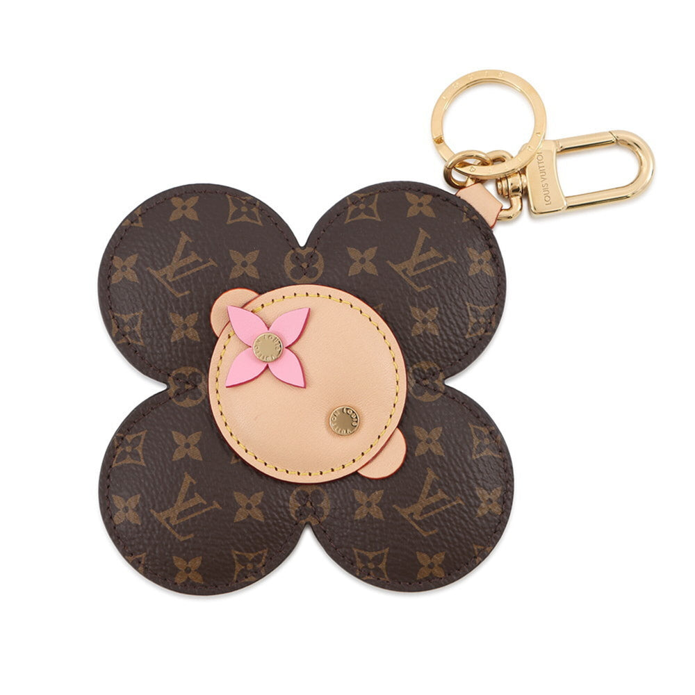 Louis Vuitton Accessory Bag Charm Monogram Vivienne M03818 Keychain Flower LOUIS VUITTON — Like New