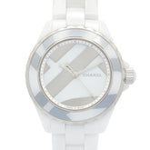 Chanel J12 Untitled Ceramic Men's Watch, White (H5582) — Very Good