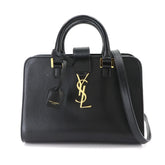 Saint Laurent Baby Cabas 2-way Hand/Shoulder Handbag, Leather, Black, 472466 — Like New