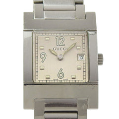Gucci GUCCI watch 7700L stainless steel quartz analog silver dial women's — Good