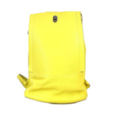 HERMES Sacado GR24 Backpack Bag Rucksack Leather Men's Women's Yellow Like New — Like New