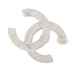 Chanel Brooch, Coco Mark Rhinestone, Faux Pearl, Metal, B17K A96841 CHANEL Brooch BROACH — Like New