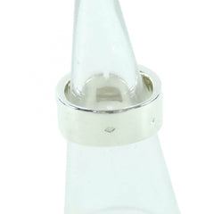 HERMES Vintage Bucket Ring, 925 Sterling Silver and 18K Gold, Size 50 (Japanese size equivalent), Weight: 7.58g, Women's — Like New