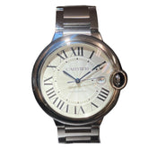 Cartier Ballon Bleu de automatic watch, stainless steel, silver dial, WSBB0049 — Very Good