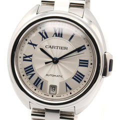 Cartier Cle de watch, stainless steel, men's, silver tone, WSCL0006 — Very Good