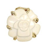 Chanel Camellia Pendant Top, Cachoron, 18K Yellow Gold (750) — Like New