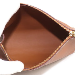 HERMES Zip Ango PM Pouch, Gold, H084321CC37, Men's/Women's, K stamp (2025) — Like New