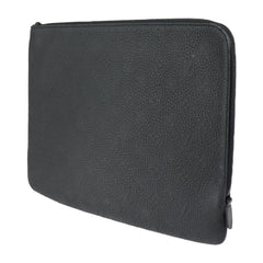 LOUIS VUITTON Etuit Voyage Second Bag M59479 Taurillon Leather Black Clutch Pouch Monogram L-shaped Zipper Vuitton — Like New