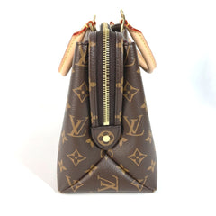 LOUIS VUITTON M45900 Monogram Petit Palais PM Bag Tote Shoulder 2WAY Handbag Canvas Women's Brown Like New — Like New