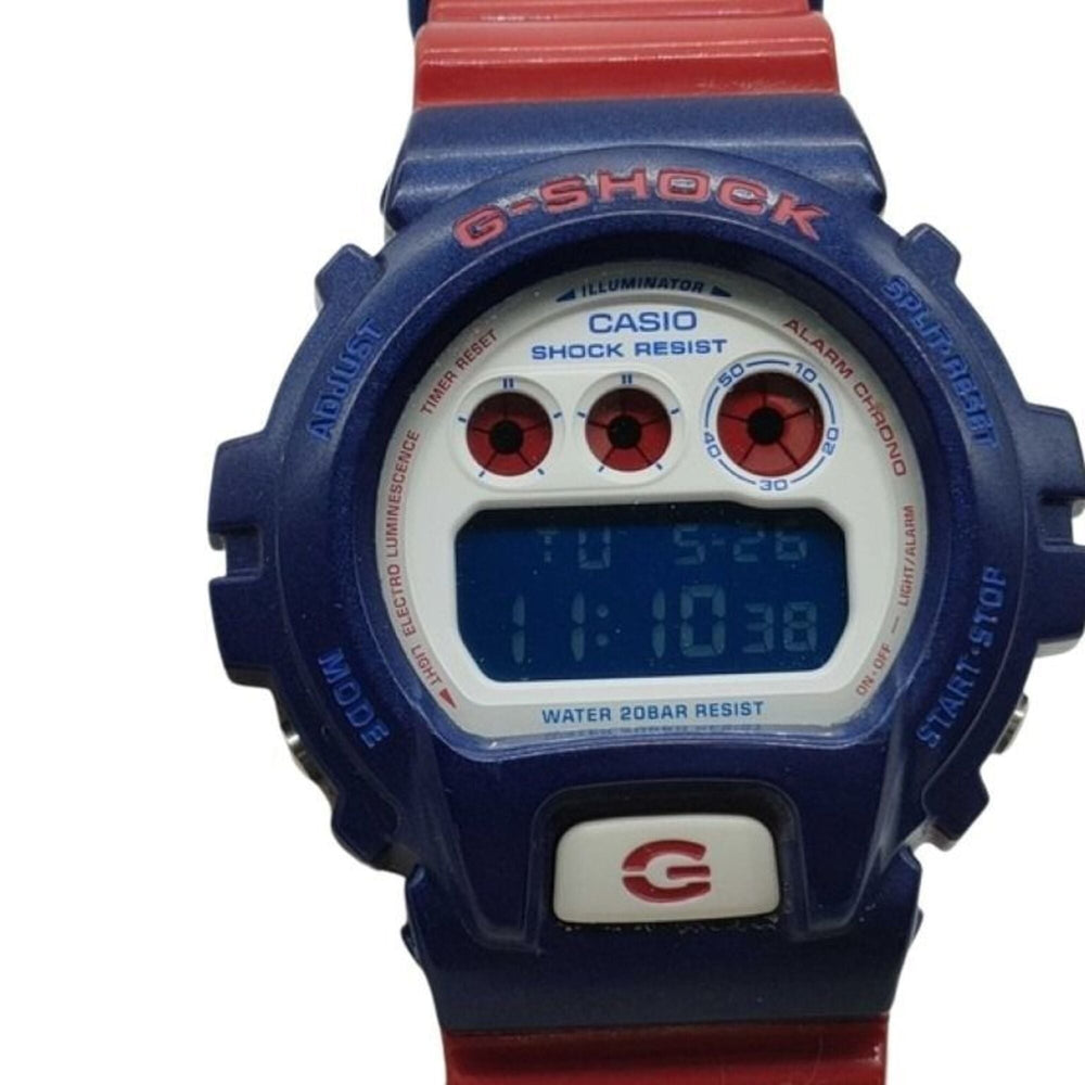 CASIO G-SHOCK DW-6900AC White Blue Red Resin Men's Watch — Good
