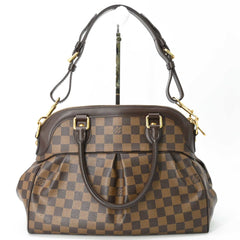 LOUIS VUITTON Trevi GM Ebene Damier Brown Shoulder Bag Handbag N51998 — Like New