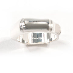 GUCCI Bamboo Ring, Sterling Silver 925, Size 15, Silver, Men's — Like New