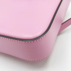 GUCCI Bamboo Line Handbag 702106 Pink Calfskin Women's 3-Way — Like New