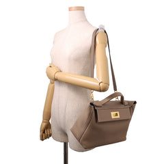 Hermes 24 29 Sac Etoupe Togo Swift Z stamp HERMES 2-way handbag — Like New