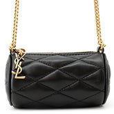 Yves Saint Laurent Saint Laurent Paris Chain Shoulder Bag Micro Third Tube Lambskin 796296 AAAJU 1000 Handbag Black Women's SAINT LAURENT PARIS — Like New