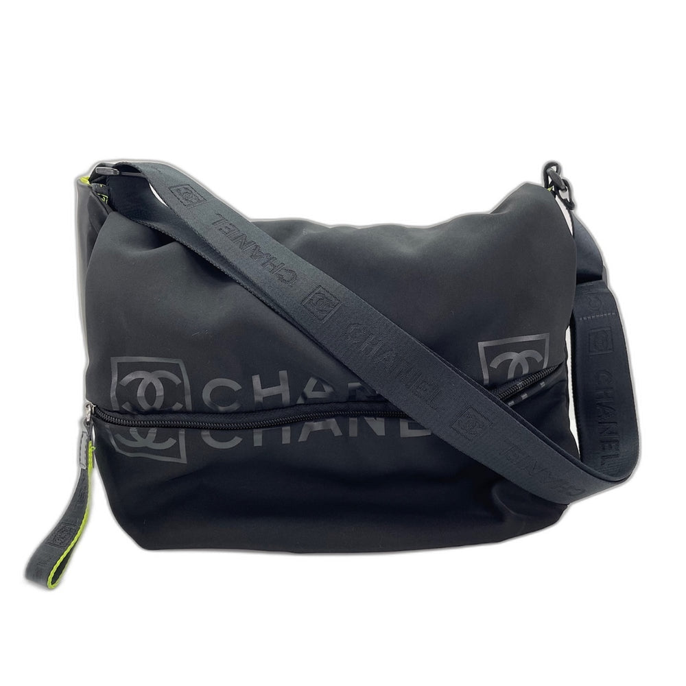 Chanel CHANEL Nylon Sport Line Shoulder Bag Black — New - Store Return
