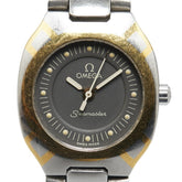 OMEGA Seamaster Polaris Watch Quartz Grey Dial Stainless Steel Ladies — Good