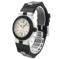 Bulgari BVLGARI Aluminum AL32A Ladies' Watch, Date, Silver, Quartz Watch — Very Good