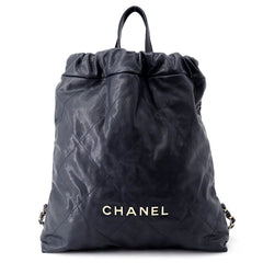 Chanel Backpack, 22 Large Caviar Skin AS3313, CHANEL Handbag, Women's — Like New