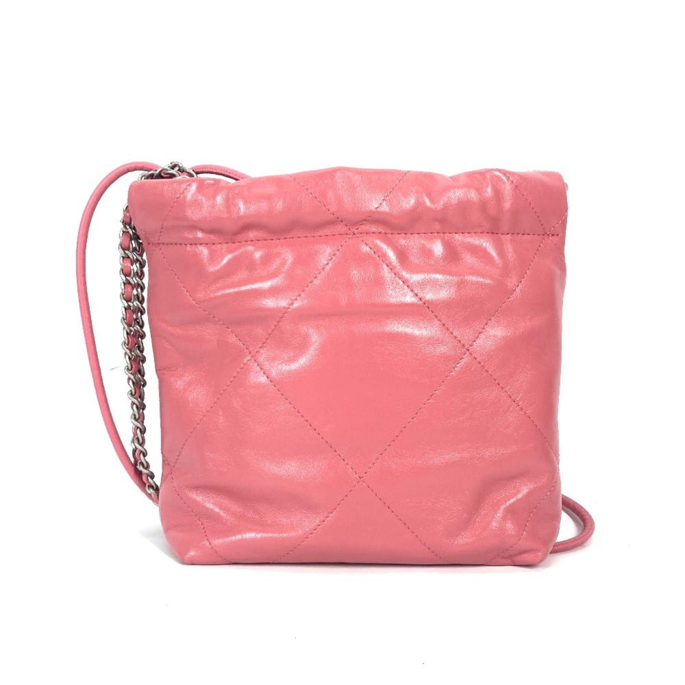CHANEL AS3980 Chain Chanel 22 Handbag Shoulder Bag Calfskin Women's Pink G-240325-37 — New - Store Return