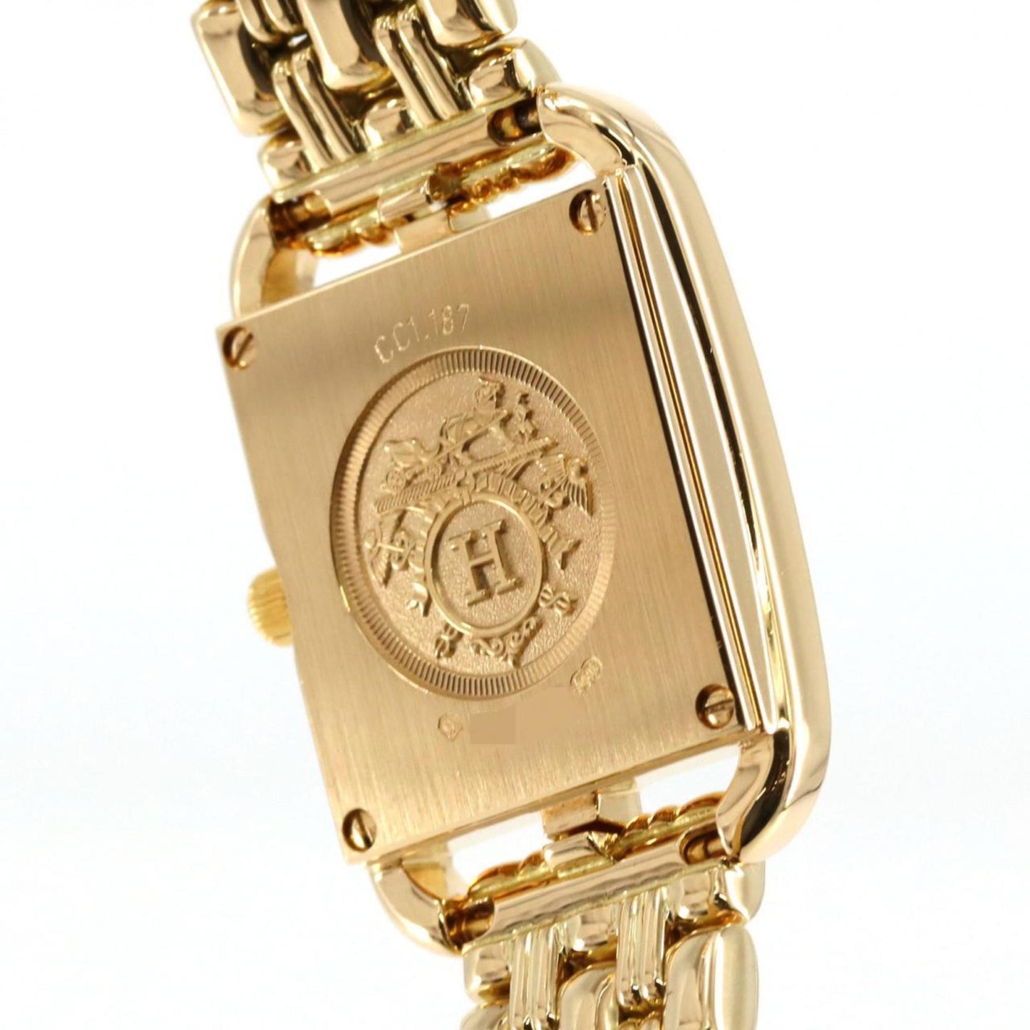 Hermes Cape Cod YG D Bracelet CC1.187 Quartz Watch