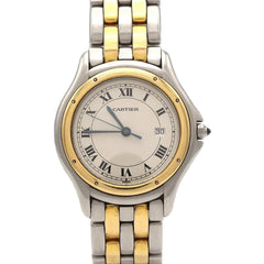 Cartier Panthère Cougar LM 2ROW W35006B6 SSxYG Quartz Watch — Good
