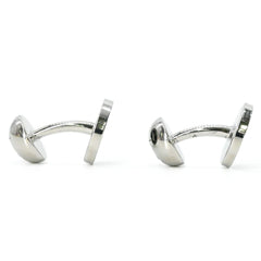 LOUIS VUITTON LV Award Cufflinks for Men, Black and Silver, M00912 — Like New