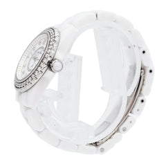 Chanel J12 Diamond H2572 White Dial Women's Watch — Good