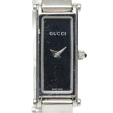 Gucci Bangle Watch 1500L Quartz Black Dial Stainless Steel Women's GUCCI — Good