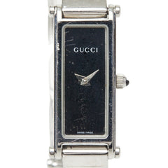 Gucci Bangle Watch 1500L Quartz Black Dial Stainless Steel Women's GUCCI — Good