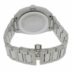 Gucci Date 100m YA142201 142 2 Black Dial Stainless Steel Quartz Watch with Battery, 43mm Men's — Very Good