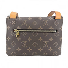 Louis Vuitton Men's Monogram Takeout Messenger Shoulder Bag, M28113, Canvas, Brown, Gold Hardware — Like New