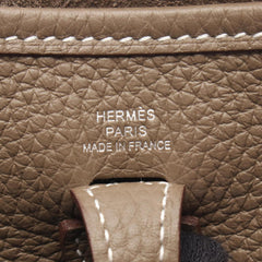 Hermes Evelyne TPM Shoulder Bag/Handbag in Taurillon Clemence Leather, Women's, Gray — New - Store Return