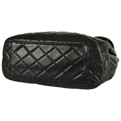 CHANEL Shoulder Bag Caviar Skin Black Turnlock Chain Women's — New - Store Return