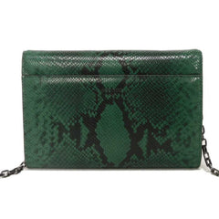 Jimmy Choo JIMMY CHOO Shoulder Bag Varenne Chain New Logo Snake 2WAY Clutch JC Green 202VARENNE Men's Women's — New - Store Return