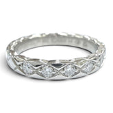 CHANEL J11387 PT950 Diamond Coco Crush 5P Ring with Certificate (June 2021) - Platinum, Size 44, Weight 3.5g Women's — Like New