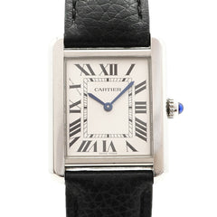 Cartier Tank Solo SM WSTA0030 Silver Dial Women's Watch — Good