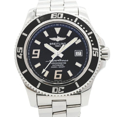 Breitling Superocean 44 A17391 Black Dial Men's Watch — Good