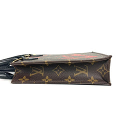 LOUIS VUITTON M80839 Monogram Fall in Love China Limited Petite Sac Plat Bag Handbag Crossbody Shoulder Canvas Women's Brown — Like New