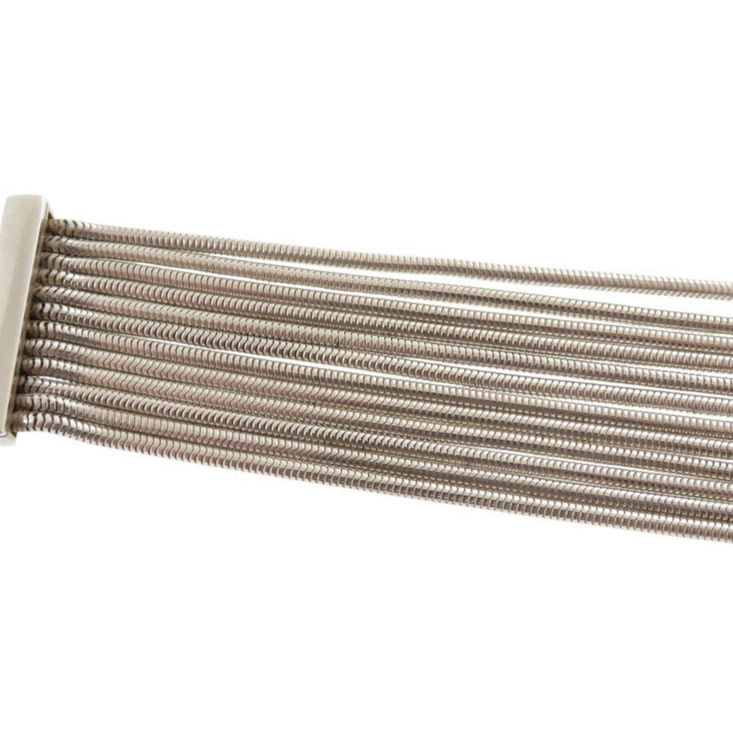 Gucci Vintage 12-Strand Snake Chain Sterling Silver Bracelet 0521 GUCCI