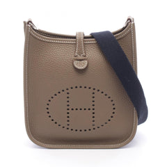 Hermes Evelyne TPM Shoulder Bag/Handbag in Taurillon Clemence Leather, Women's, Gray — New - Store Return