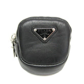 Prada Belt Pouch 1TT137 Women,Men Leather Pouch Black — Like New