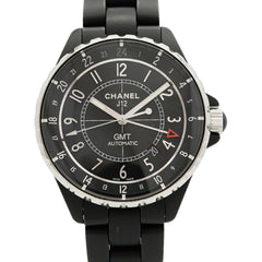 Chanel J12 GMT Matte Black H3101 Dial Men's Watch — Good