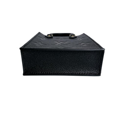Louis Vuitton Petite Sac Plat Monogram Empreinte Shoulder Bag M81417 Black — New - Store Return
