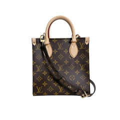Louis Vuitton LOUIS VUITTON Handbag Sac Plat BB Monogram Canvas M46265 Brown — New - Store Return
