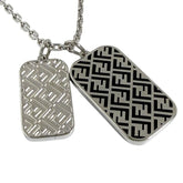 Fendi Men's Hexagon Pendant Long Necklace, 68-72cm — Like New