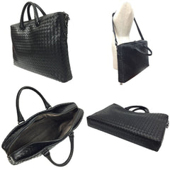 BOTTEGA VENETA Intrecciato Leather Bag 354386 VQ131 Genuine Men's — Like New