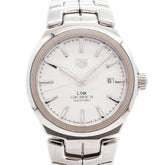 TAG Heuer Link Calibre 5 Date WBC2111 Silver Dial Men's Watch — Very Good