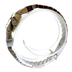 Gucci G-Mini watch, total weight 23.6g, stainless steel, quartz movement, silver dial, 120 — Good