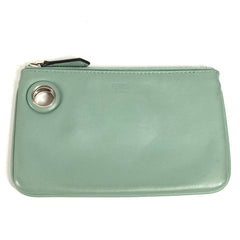 Fendi 8BS007 coin purse Wallet Pouch Green — Like New